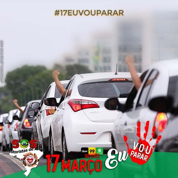 Motoristas de aplicativo de Araraquara vão aderir paralisação nacional