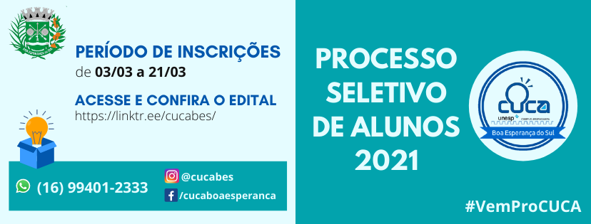 Cursinho continua com inscrições abertas em Boa Esperança do Sul