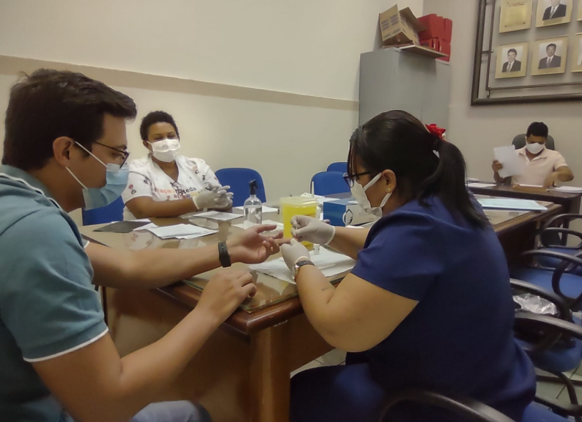 Vereadores da Câmara participam de testagem em massa antes da sessão