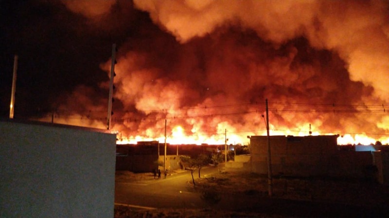 Cenário de destruição: céu fica tomado por fumaça após queimada em Araraquara