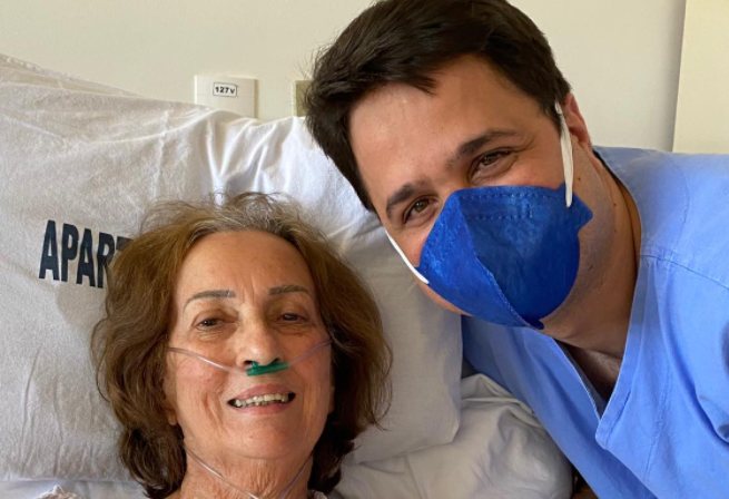 Médico da região reencontra e trata professora de infância internada com Covid-19