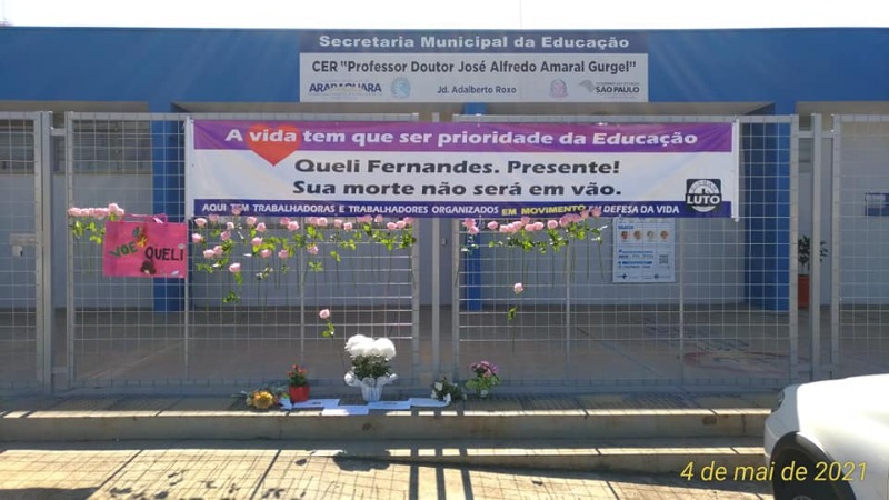 Amigos homenageiam servidora vítima da Covid-19 em Araraquara