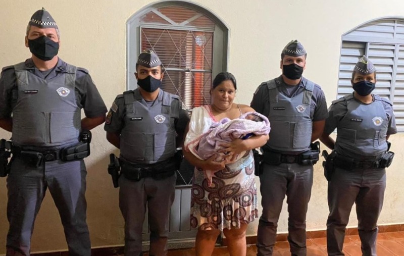 Policiais de Boa Esperança salvam vida de bebê de 1 mês que estava engasgada