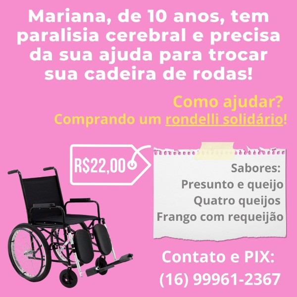 Família e amigos realizam campanha para ajudar Mariana