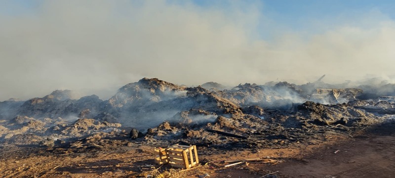 Incêndio no Daae pode durar vários dias; fumaça incomoda