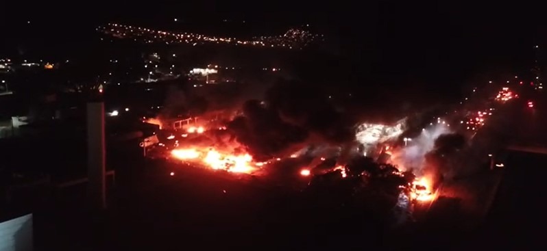 Vídeo: Posto de combustível explode na região e causa estragos