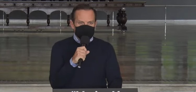 João Doria testa positivo para o coronavírus pela segunda vez
