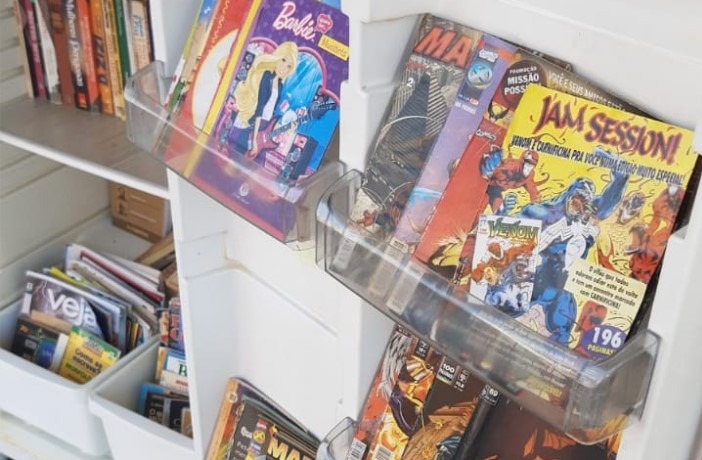 "Geloteca" pode acabar em Araraquara por conta de vandalismo e falta de reposição de livros