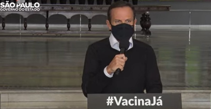 Ministério da Saúde não entrega metade das doses da Pfizer e vacinação pode atrasar, denuncia Doria