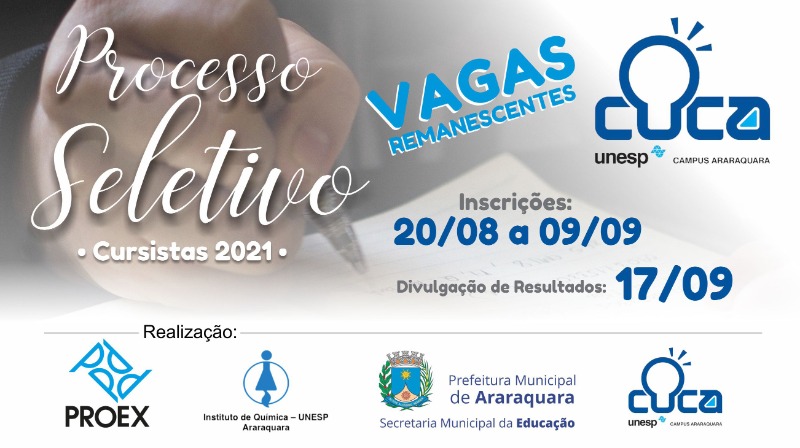 Cuca abre vagas para cursinho gratuito em Araraquara