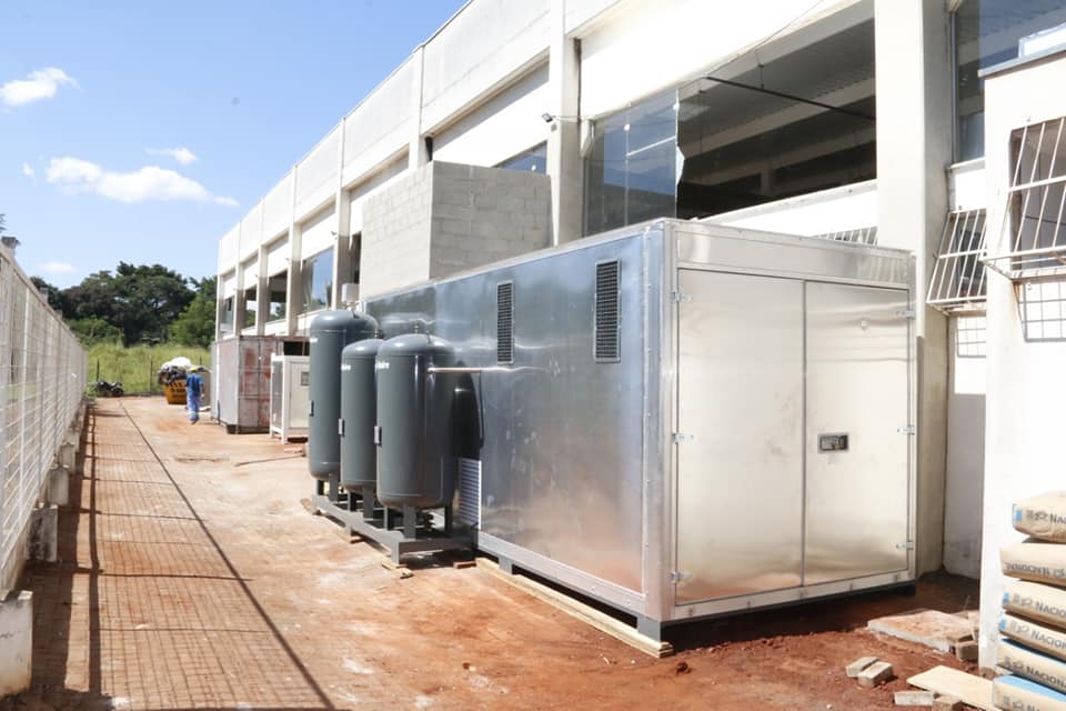 Hospital de campanha deve ser entregue ainda este mês