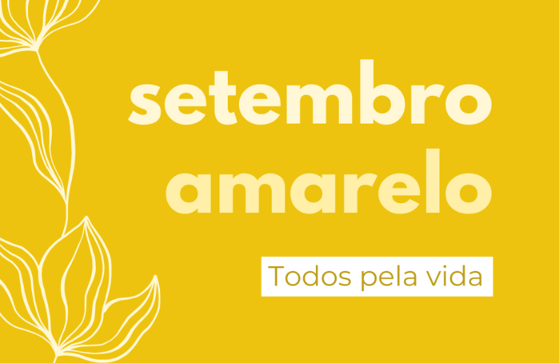 Setembro Amarelo: Rede de apoio é de fundamental importância, afirma especialista
