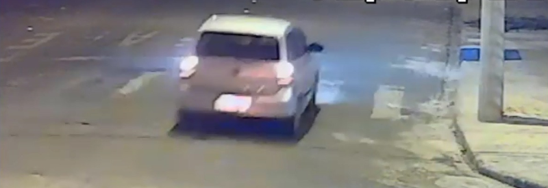 Imagens mostram momento exato de atropelamento e fuga, em Gavião Peixoto