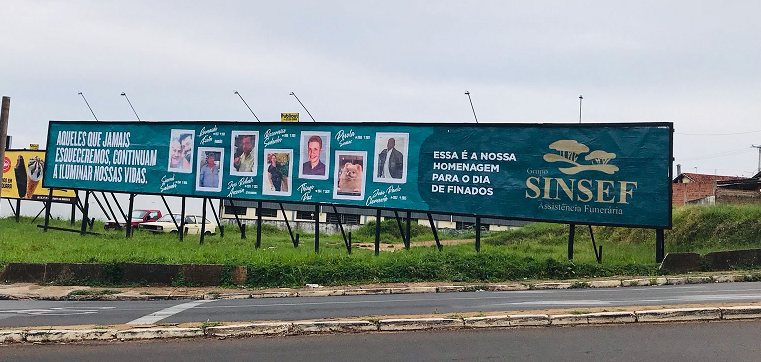 Outdoors homenageiam pessoas falecidas em campanha para o Dia de Finados