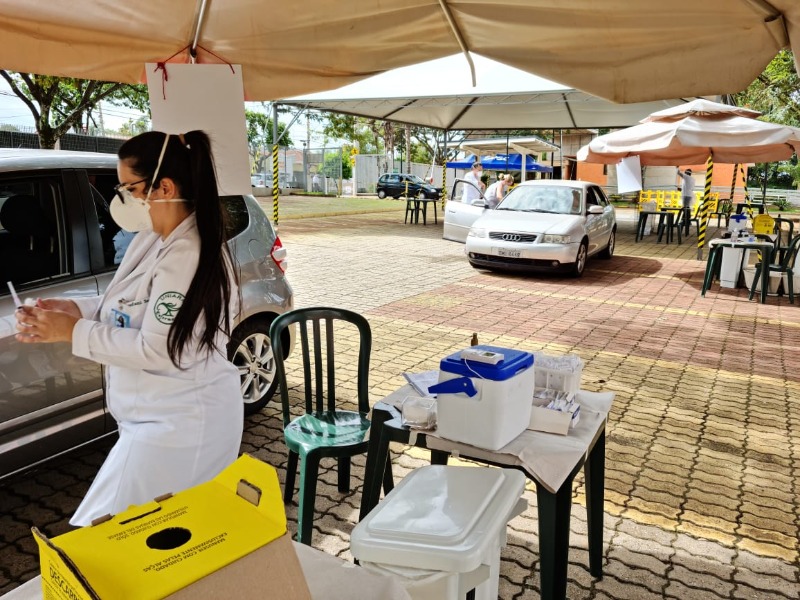 Vacinação por drive-thru será apenas no Cear a partir de hoje
