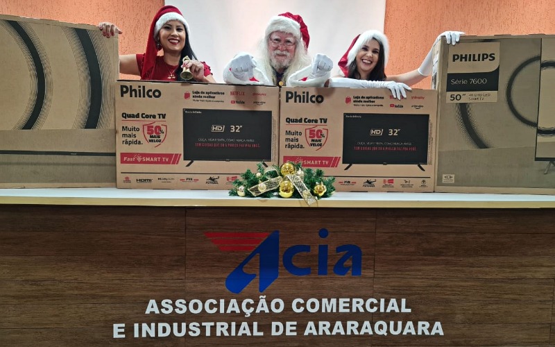 Acia sorteia prêmios em Campanha de Natal