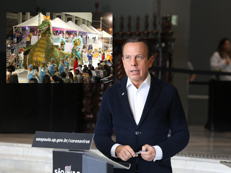 Carnaval: Doria diz que não é hora de aglomerações, mas deixa decisão para prefeitos