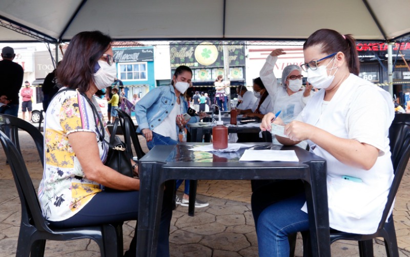 Praça Santa Cruz terá testagem contra a Covid-19 no final de semana