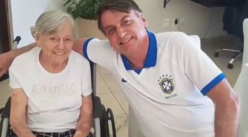 Mãe do presidente Jair Bolsonaro morre aos 94 anos