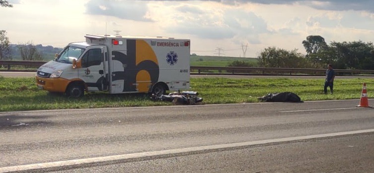 Motociclista morre em acidente na Rodovia Washington Luiz