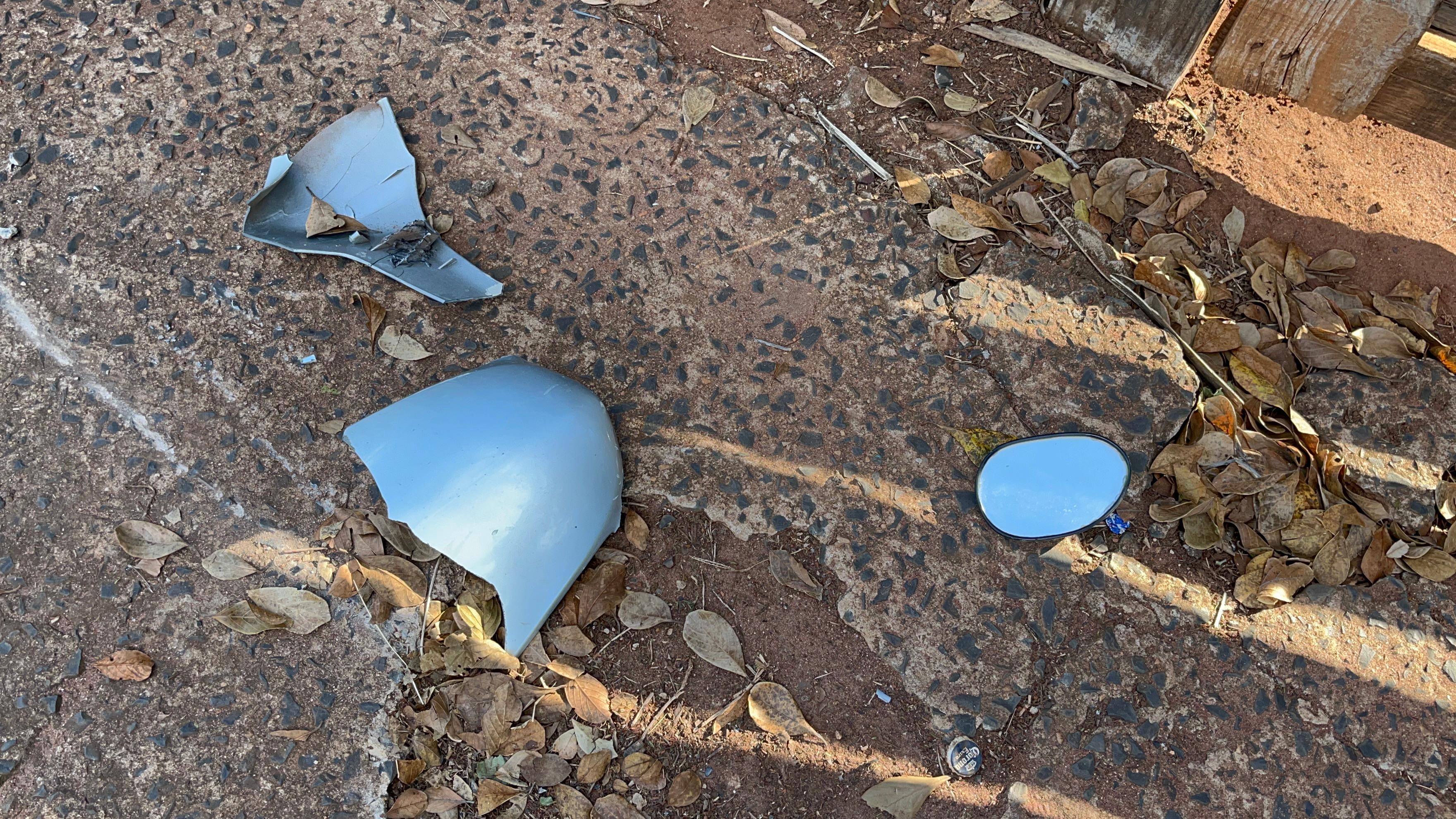 Foto: Flavio Fernandes/Araraquara Agora/Peças da Moto Espalhadas Pelo Local