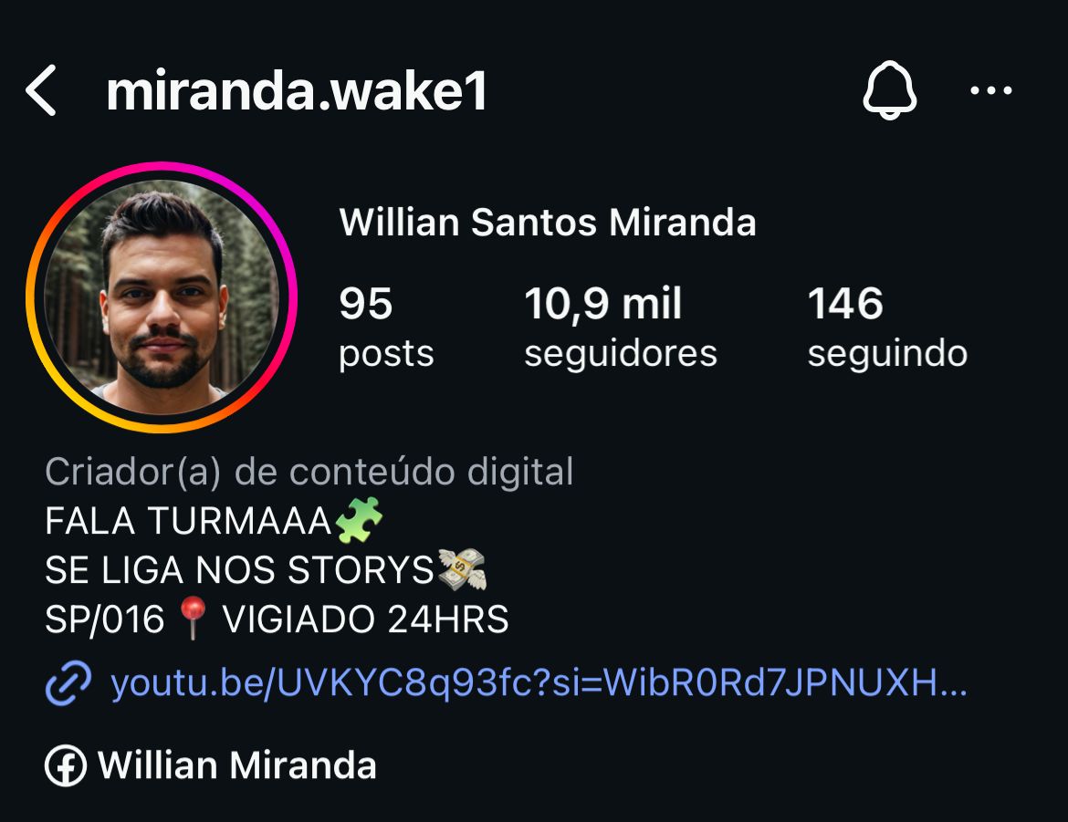 Foto: Redes Sociais de Willian