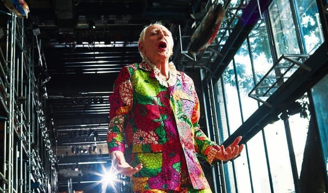 Zé Celso no Teatro Oficina de São Paulo. Foto: Reprodução Instagram