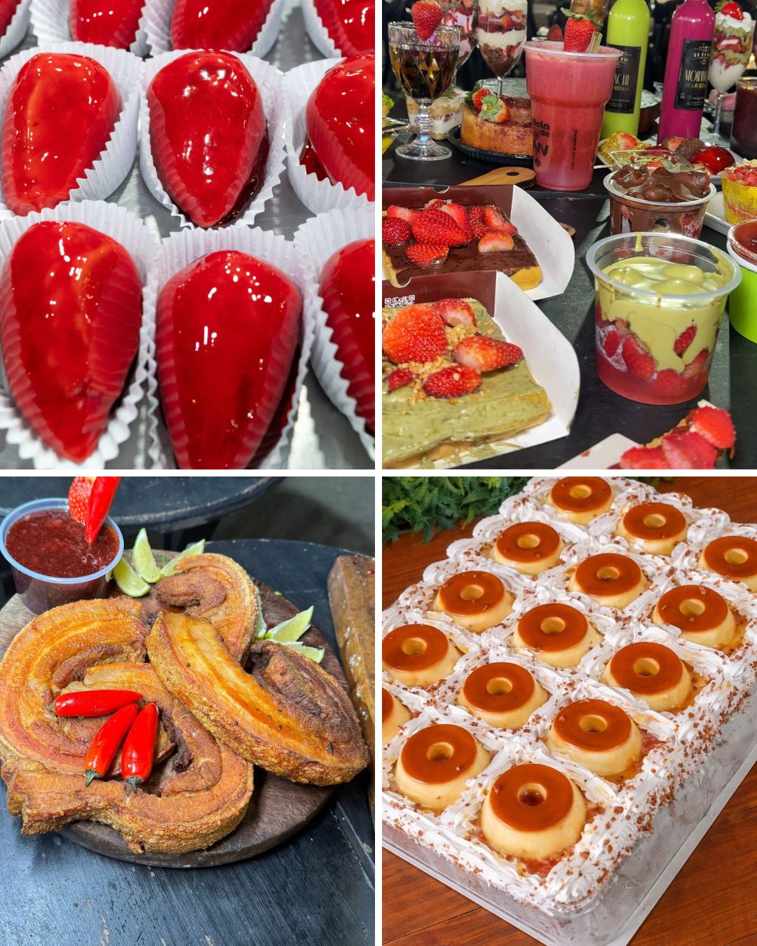 Do clássico ao diferente: pudim, morango, sobremesas criativas e opções para todos os gostos