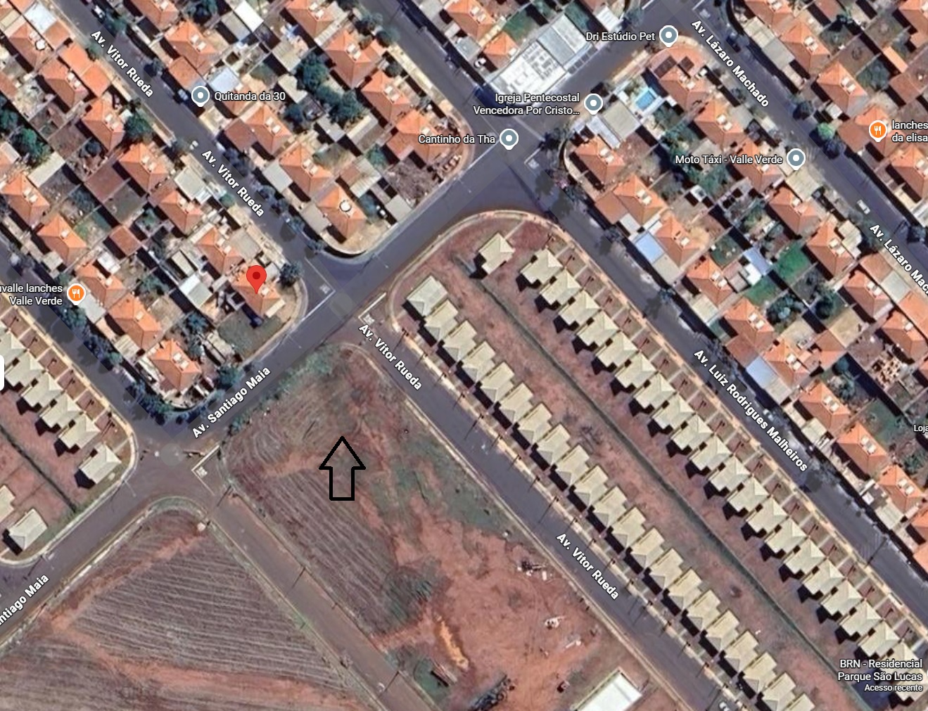 Imagem onde praça fica localizada  
