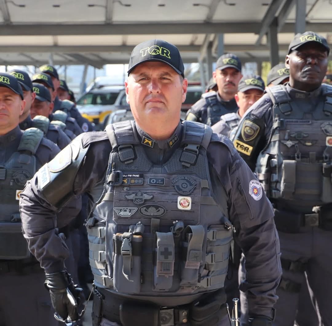 Foto: Divulgação/Tenente-Coronel Pane Comandando o Dispositivo No Aniversário do TOR 