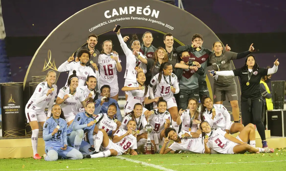 Ferroviária conquistou o bicampeonato da Libertadores Feminina em 2021 - Foto: Divulgação Conmebol
