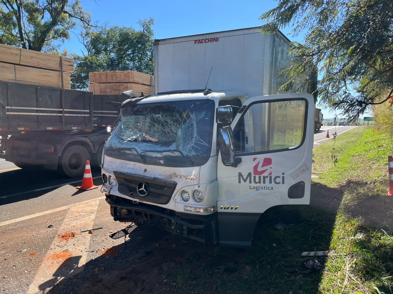 Foto: Flavio Fernandes/Araraquara Agora/Caminhão Envolvido No Acidente 