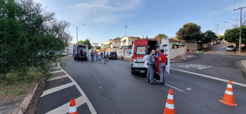 Acidente deixa ciclista gravemente ferido na Via Expressa