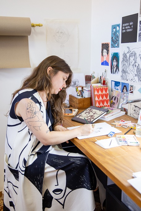 Artista araraquarense Leila Penteado