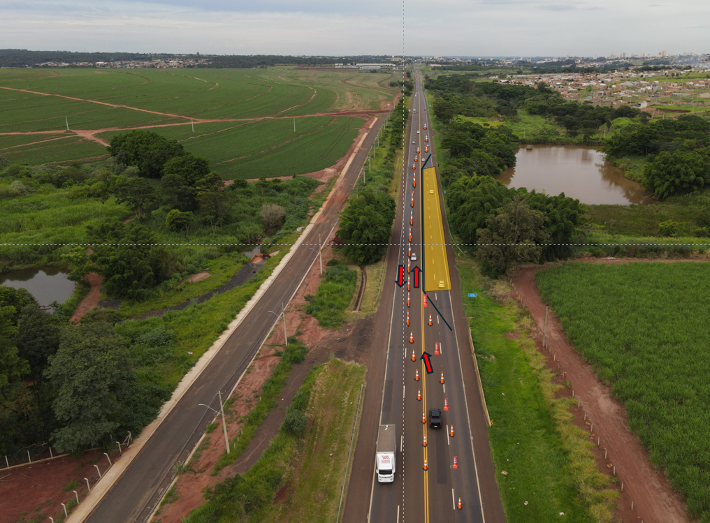 Desvio é entre o km 74 e 75, da Rodovia Antônio Machado Sant’Anna (SP-255)  