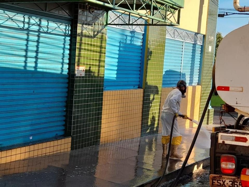 Foto 17 de 20 — Prefeitura de Boa Esperança do Sul faz higienização pela cidade