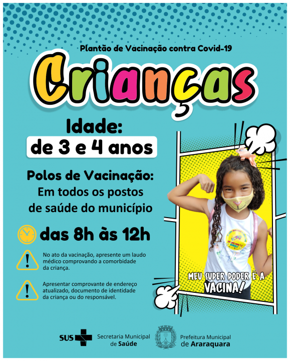 Foto 2 de 2 — Veja quem pode e onde se imunizar contra Covid em Araraquara nesta semana