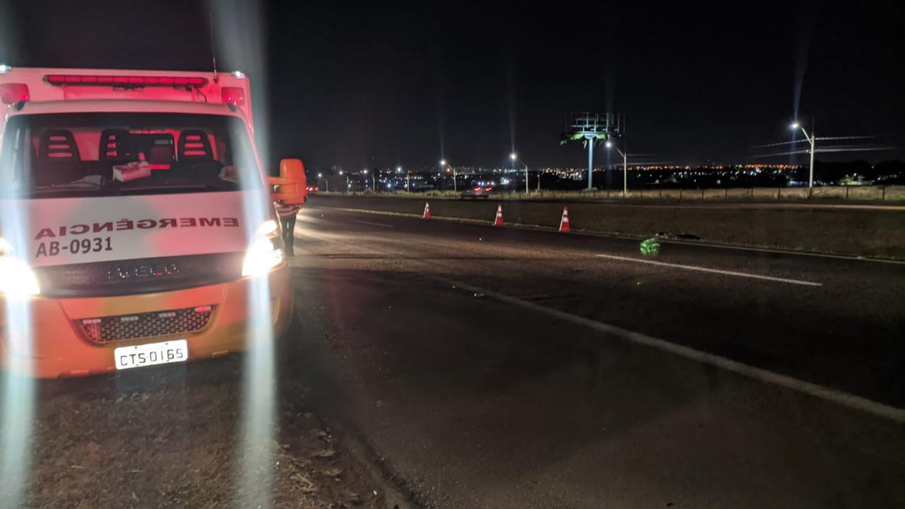 Foto 3 de 11 — Homem morre atropelado na Rodovia Washington Luís em Araraquara