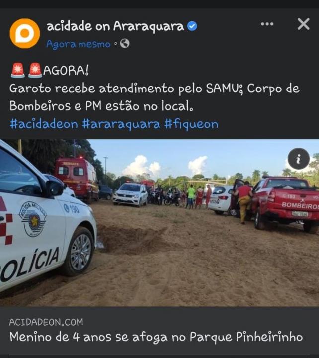 Foto 8 de 8 — Morre criança que se afogou na represa do Pinheirinho
