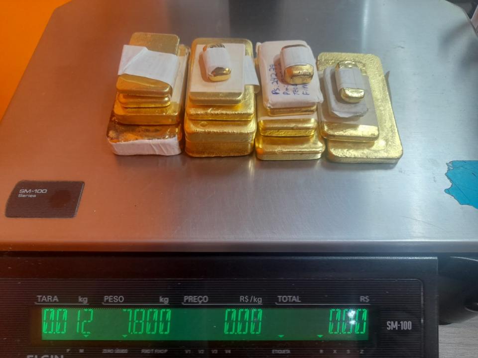 Foto 4 de 4 — Tático Rodoviário apreende R$ 2,5 milhões em ouro em Araraquara
