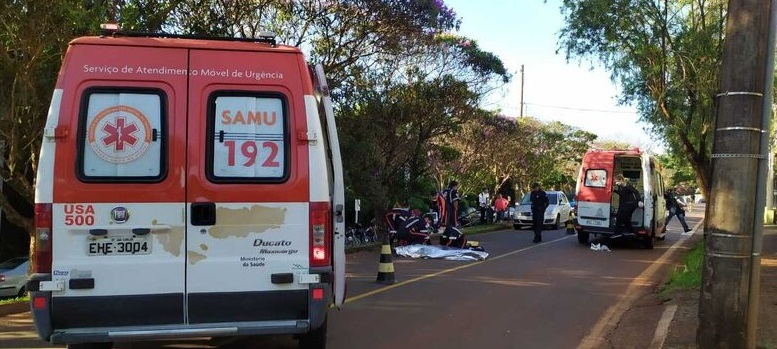 Foto 3 de 3 — Homem morre atropelado em avenida da região