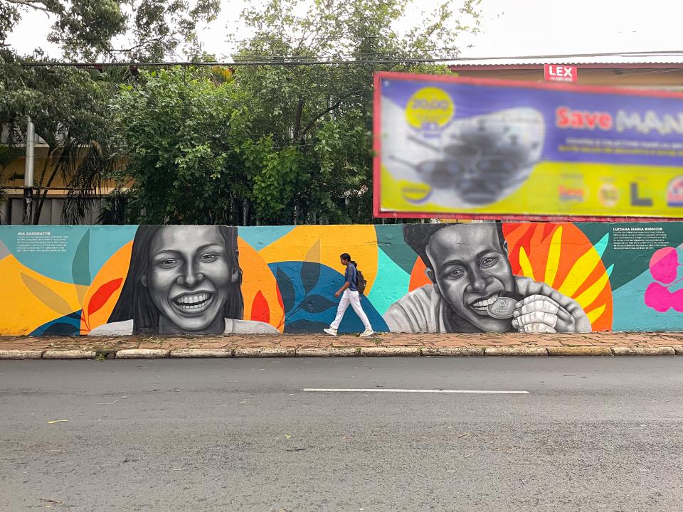 Foto 4 de 5 — Personalidades de Araraquara ganham homenagem com a arte do grafiteiro Aracê