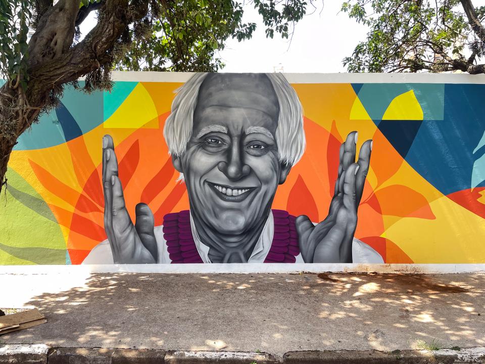Foto 5 de 5 — Personalidades de Araraquara ganham homenagem com a arte do grafiteiro Aracê