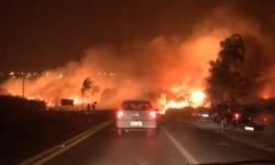 Rincão arde em chamas em noite de desespero para os moradores