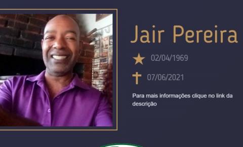 Com pesar, o Grupo Sinsef comunica o falecimento do Sr. Jair Pereira
