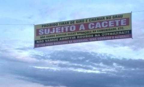 'Faixa do PCC' ameaça motociclistas na região do Valle Verde